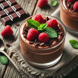 receita de sobremesa de mousse de chocolate vegano com abacate