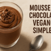 mousse de chocolate vegano simples