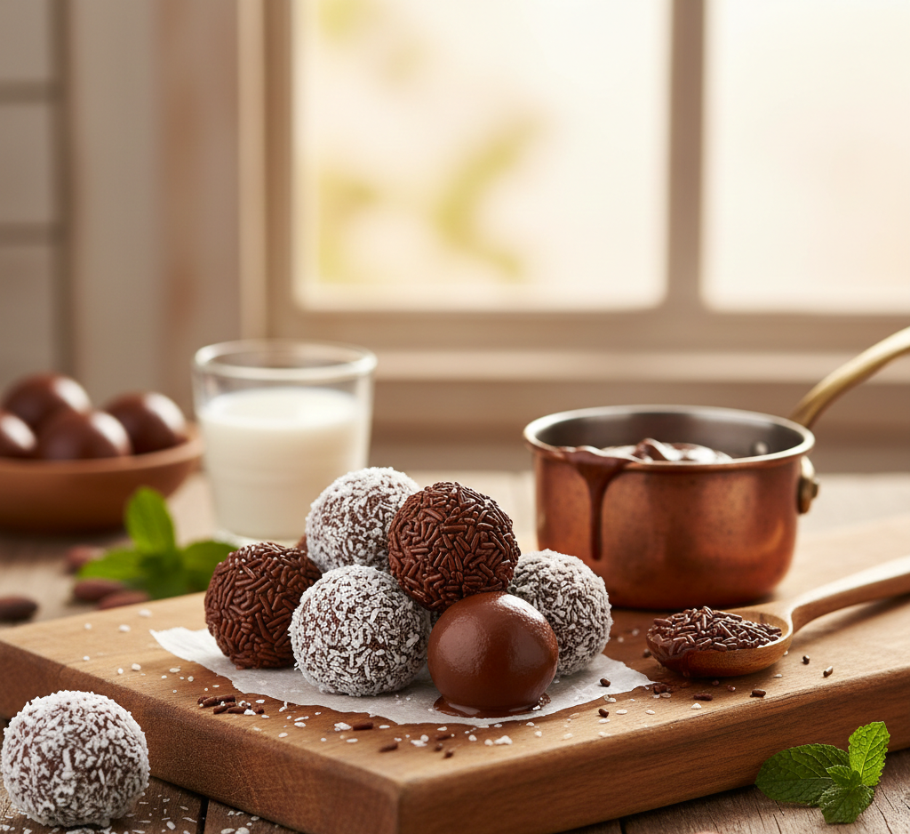 Como Fazer Brigadeiro Vegano Sem Leite Condensado: Receita Facil, Cremosa.